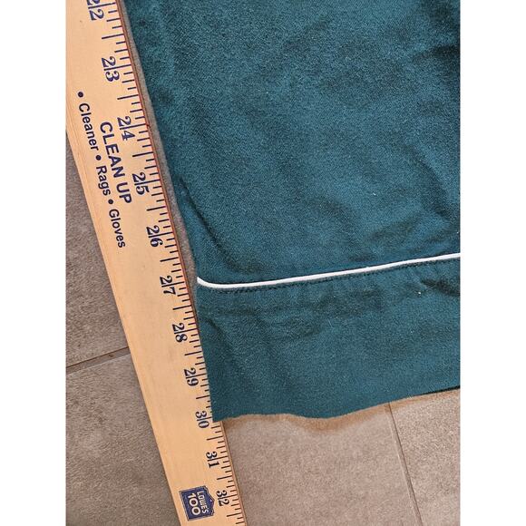 NWT Posh Peanut Women's Flannelette Luxe Pajama Set M Green Teddy Bear Soft - Picture 7 of 9